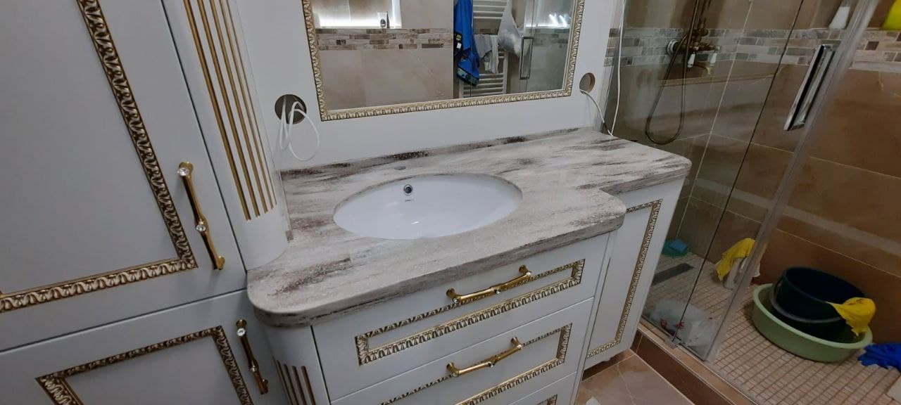 photo of modern small kitchen for family