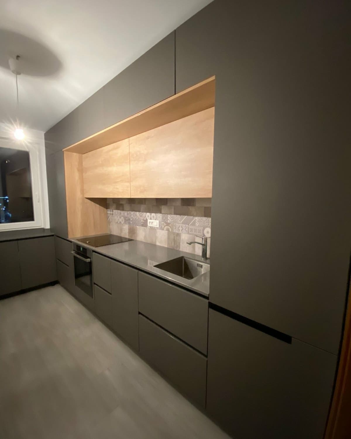 photo of modern small kitchen for family